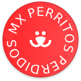 Logotipo ilustrado de Perritos Perdidos MX